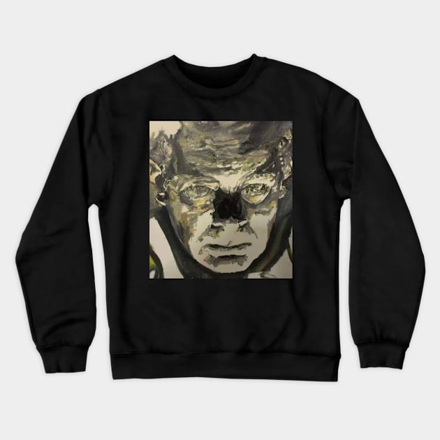 lon Chaney jr Crewneck Sweatshirt by Mike Nesloney Art